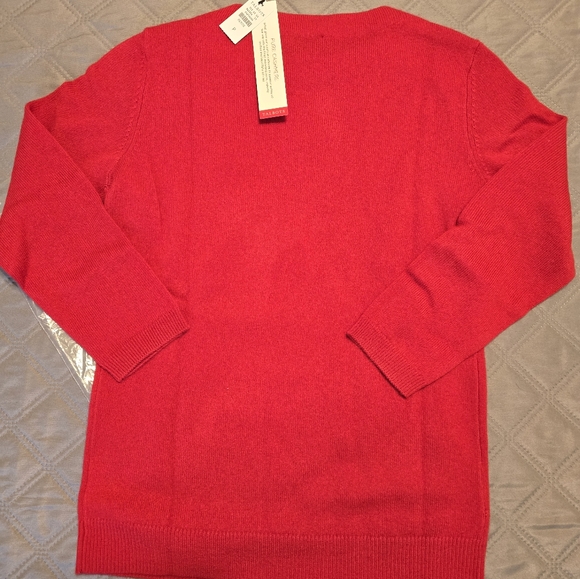NEW Talbots petite pure cashmere sweater - Picture 3 of 7